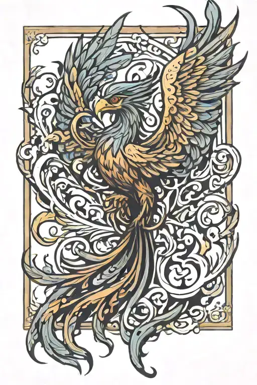 Phoenix Rising From The Ashes