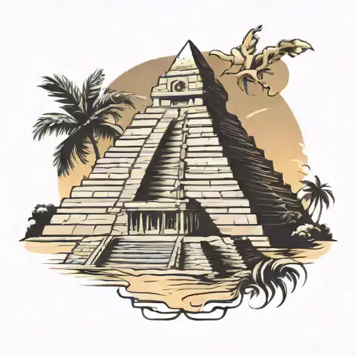 Mayan Pyramid Emerging