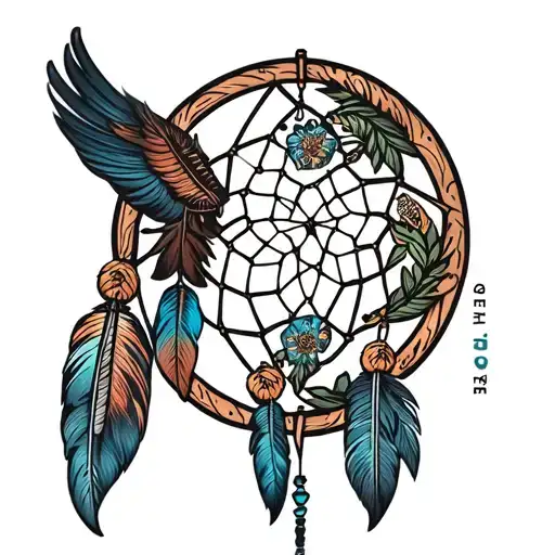 Dream Catcher With Foo Fighters Logo