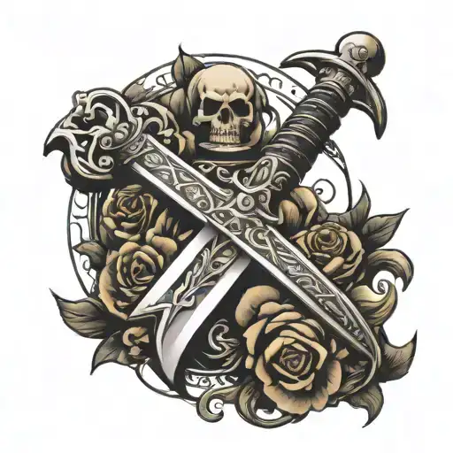 Narsil Sword Withe Si Vis Pacem Para Bellum