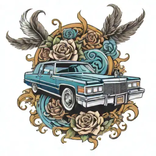 A 1982 Cadillac Coupe Deville