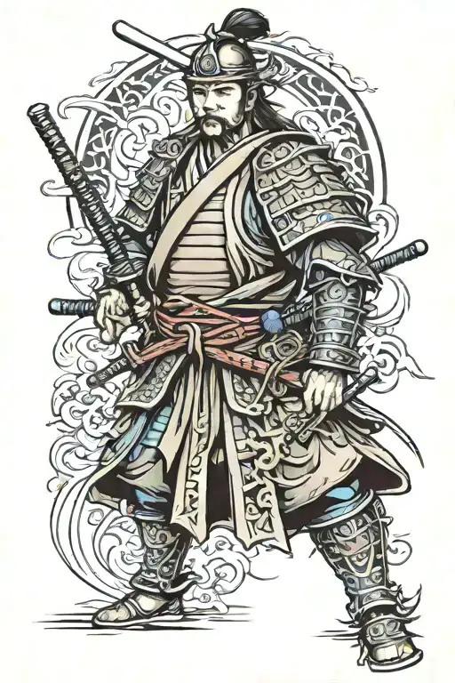 Japanese Samurai Warrior