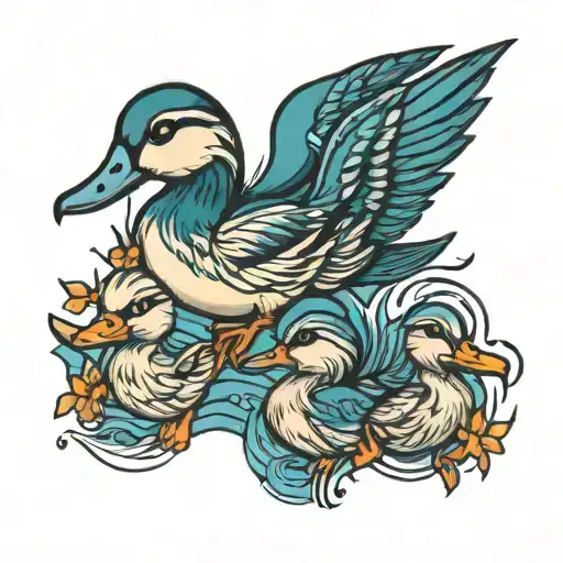 Paige & 5 Little Ducks