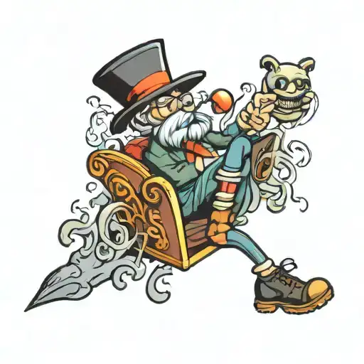 Old School Cartoons Leg Piece