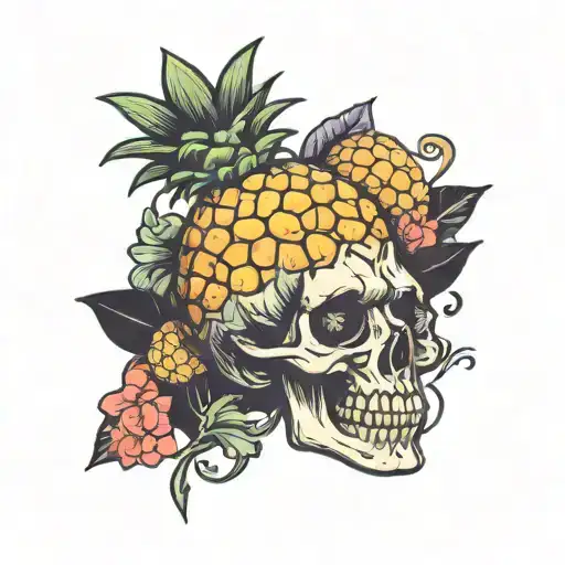 Brain With A Pineapple In It