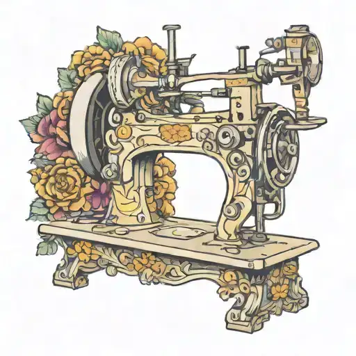 Marigolds Sewing Machine