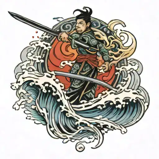 Katana Water Waves