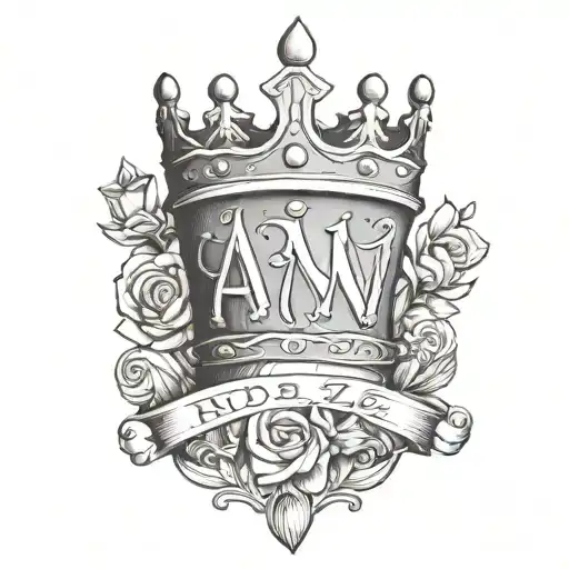 Draw A Crown Using The Word A N N I E
