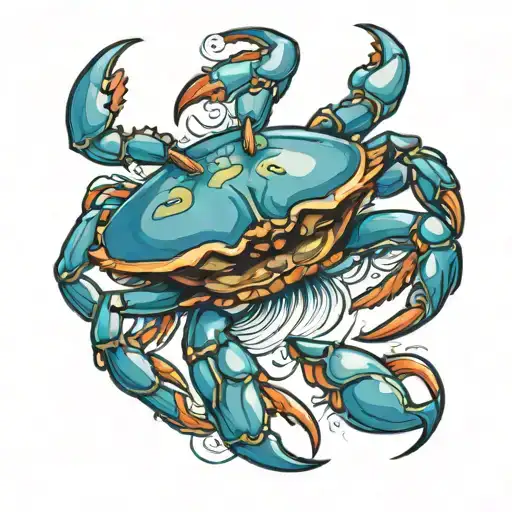 Blue Crab Holding