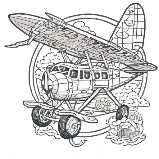 Airplane But Each Window Has A Dog