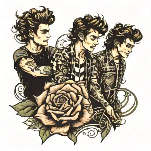 One Direction Signature Interwined