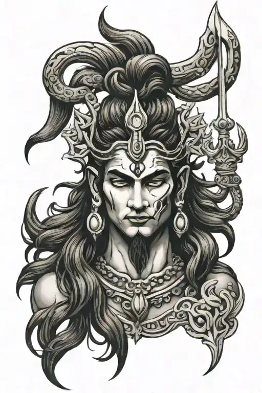 Lord Shiva Trident