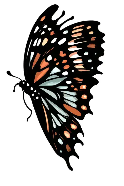 Butterfly Wings Spread