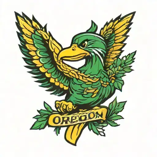 Pine Trees Oregon Ducks O