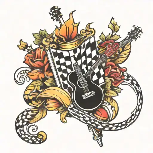 Checkered Flag Music Jote