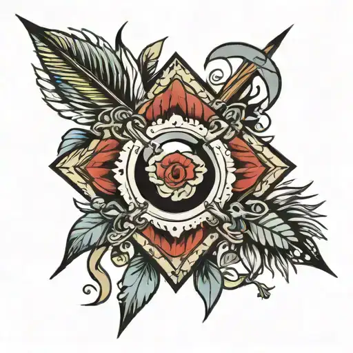 Liam Payn Arrow Tattoo Design