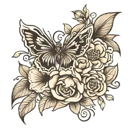 Tattoo For Daughter Flowers