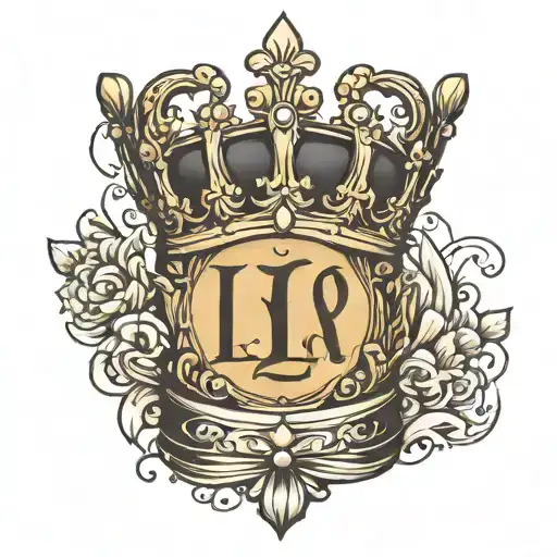 Crown With L Initial
