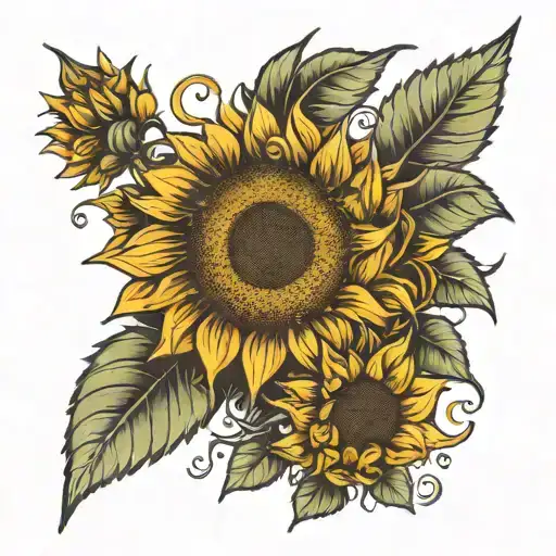 Sunflower With Erika