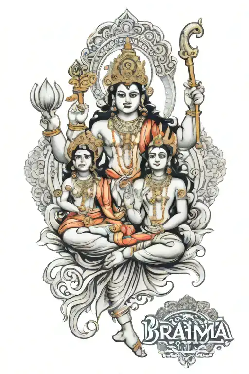 Lord Brahma Vishnu Shiva
