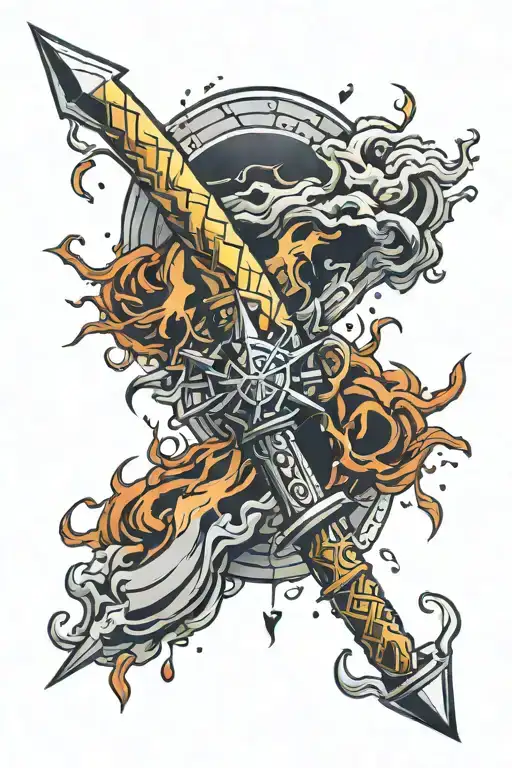 Weapon With Thunder Lightning