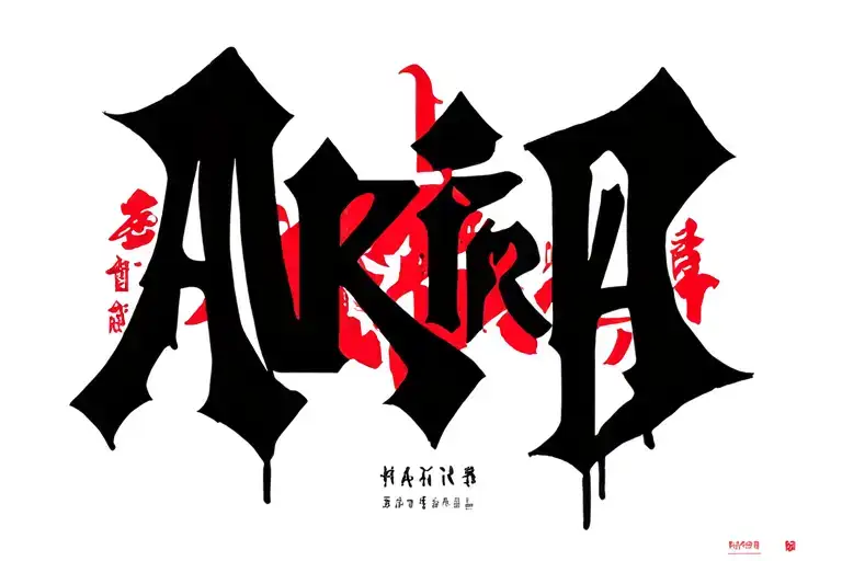 Akira Name Written