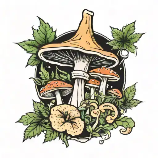 Weed And Mushrooms