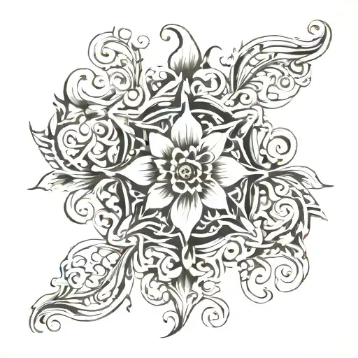 Filigree Tattoo Design