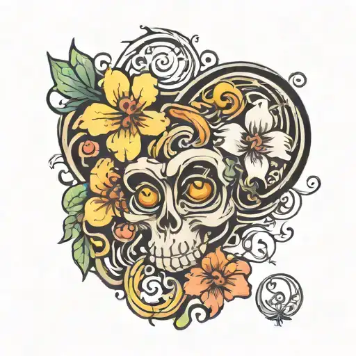 Monkey Flowers Tears Heart Brain Spiral