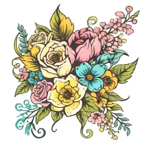 Birth Flower Bouquet