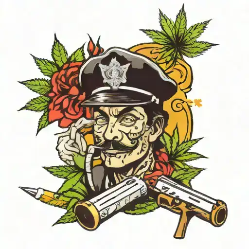 Weed And Money And Cocaine And Police