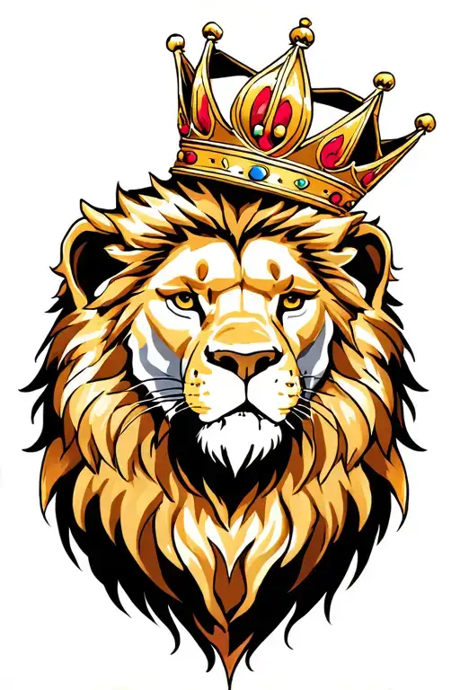 Lion With Crown With Number 11