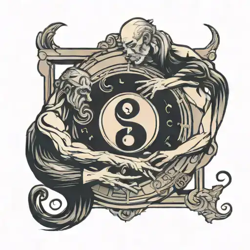 Atlas Holding Yin Yang Symbol