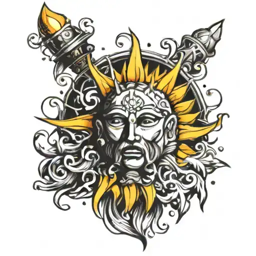 Sun And The God Of Lighting