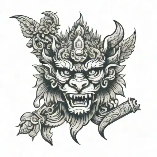 Javanese Barong Keris