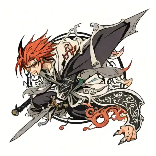 Anime Ichigo True Bankai Letters