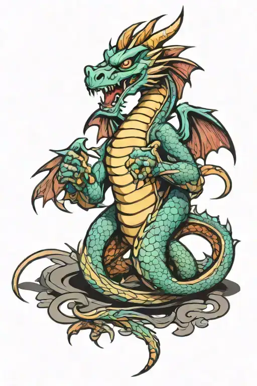 Cartoon Dragon