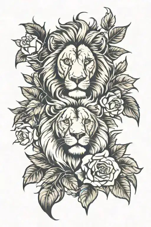 Lions And Roses Growing