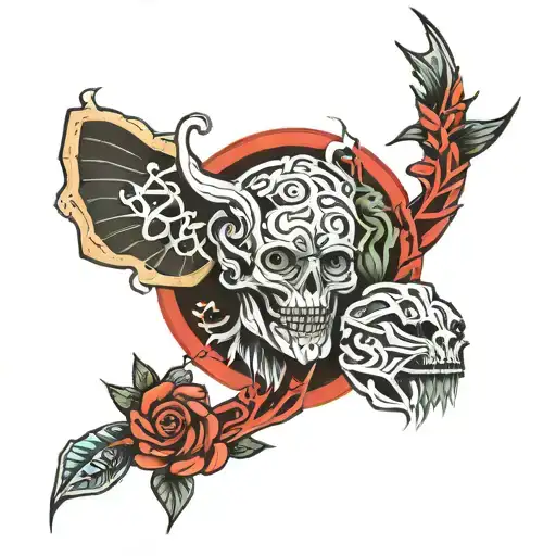 Evolution And Vegan Symbol Integrated