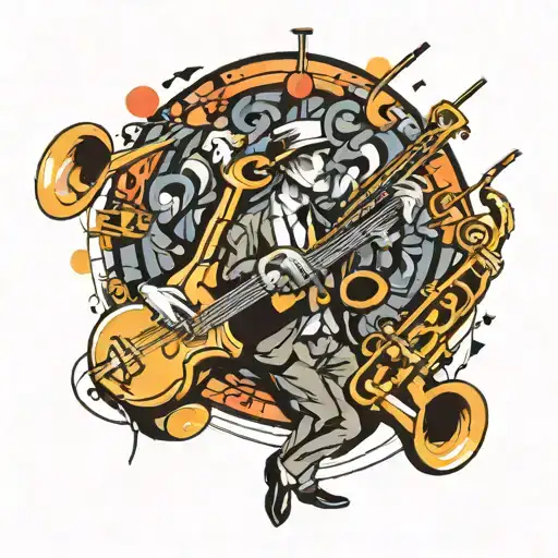 Abstract Jazz Musicians