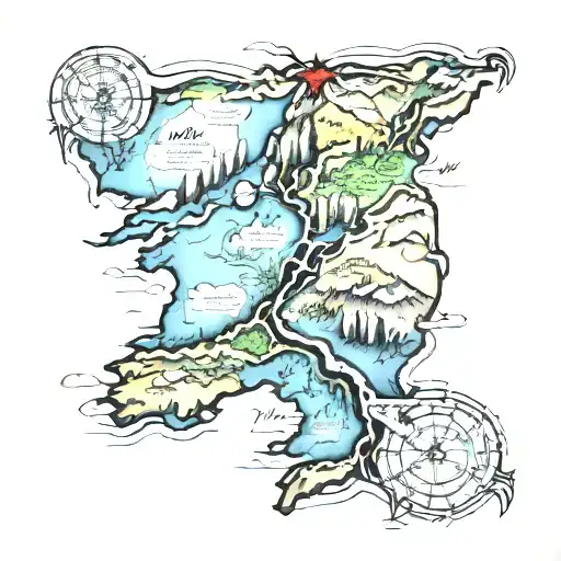 Lord Of The Rings Map