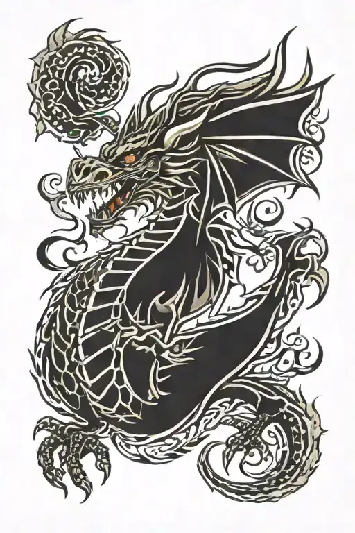 Welsh Dragon Wrapping
