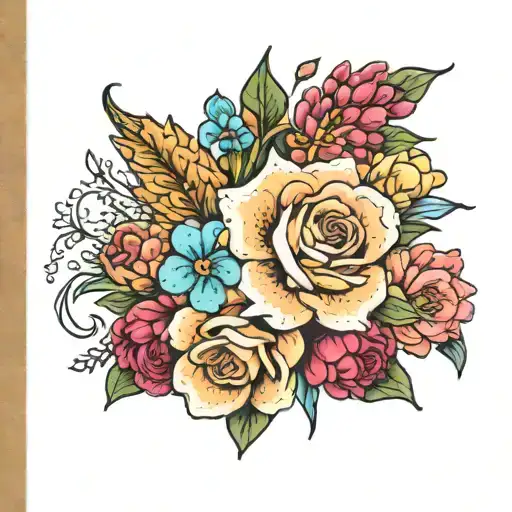 Birth Flower Bouquet