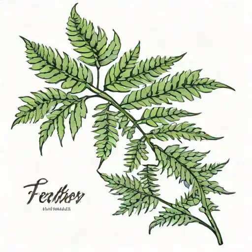 Feather Fern Piece
