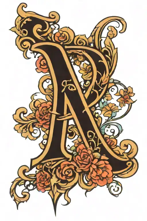 Letter N