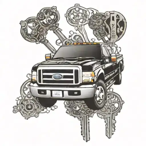 Ford F250 2006 Keys