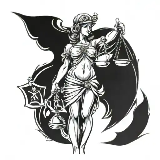 Lady Justice Scales