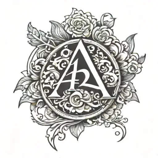 444 Written And A On It