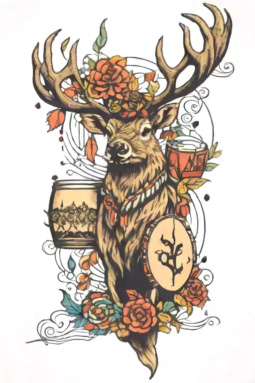 Elk And Owl And Drums And Music And Outside