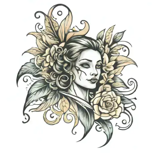 Massage Therapist Tattoo Design